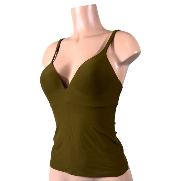 VICTORIAS SECRET BODY BY VICTORIA ARMY GREEN CAMI BRA 34D - Picture 3 of 12